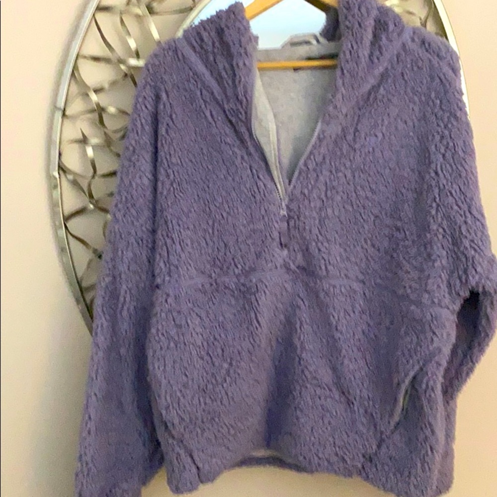 Prana hooded teddy fleece